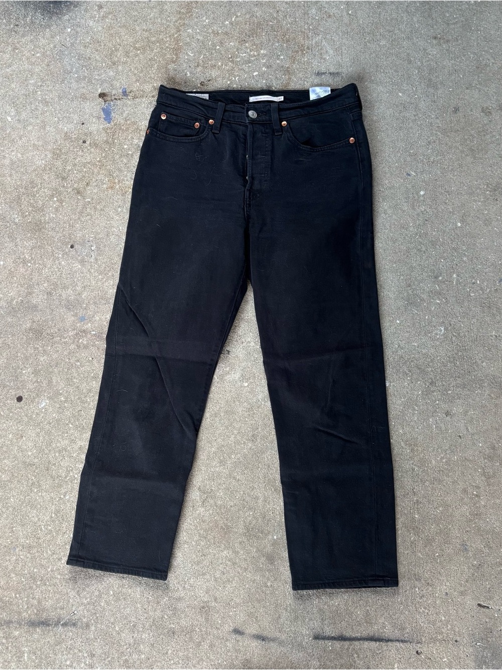 Black Levi’s Wedgie Straight Jean